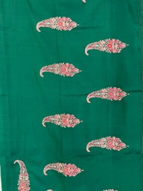 Deep Green Bangalore silk saree